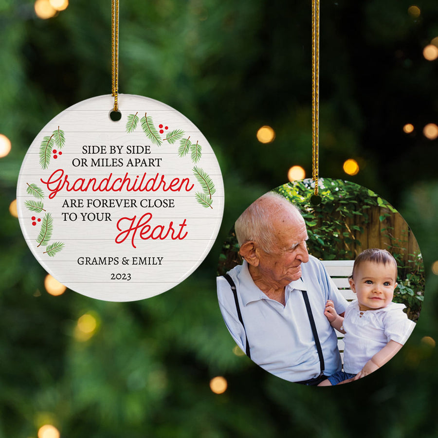 Noelyn grandchildren ornament front view